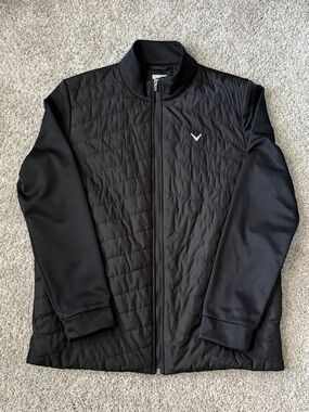 Black Callaway Full-Zip Men's Jacket